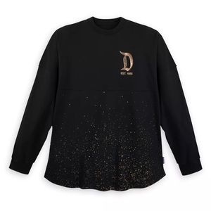 Walt Disney World Black Belle of the Ball Bronze Splatter Spirit Jersey | XS